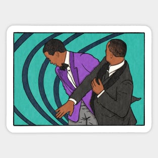 The Slap Heard Around the World Sticker